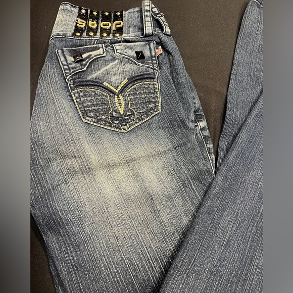 dark denim Stop jeans size 7 - Picture 3 of 8